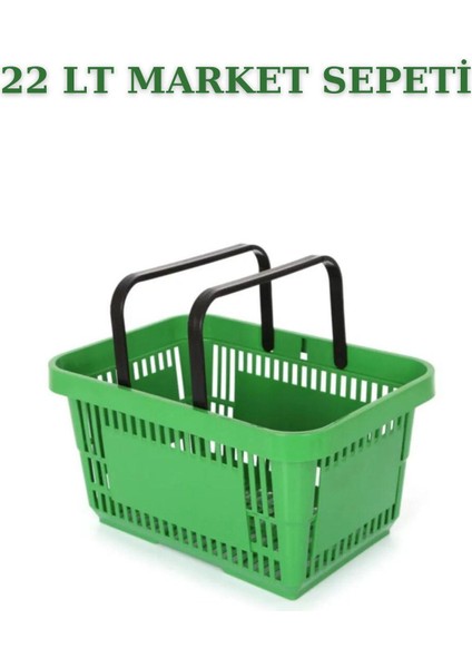Yeşil 22 Litre 10 Adet Sepet Seti, Saplı, Plastik, Çok Amaçlı, Pratik, Hafif, Dayanıklı fiyatları