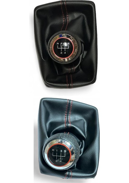 Vites Topuzu 5 Vites Sport Topuz Kırmızı Numaratör A3-A4-A5-A6