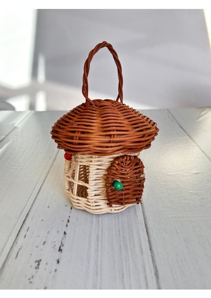 3’lü Rattan ve Bambu Sepet Takımı, çocuk odası dekoru, ekru/kahverengi, küçük hacim fiyatları