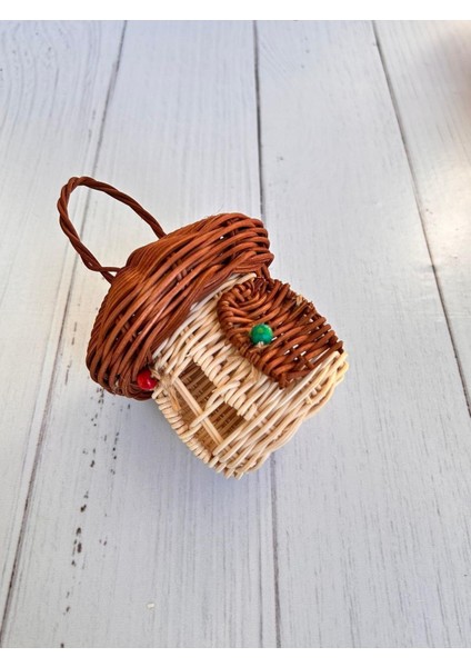 3’lü Rattan ve Bambu Sepet Takımı, çocuk odası dekoru, ekru/kahverengi, küçük hacim fırsatları