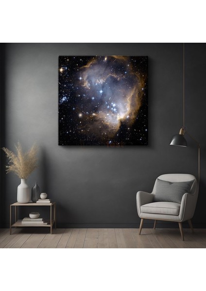 Yıldız Doğumu - Parlayan Nebula Kanvas Tablo