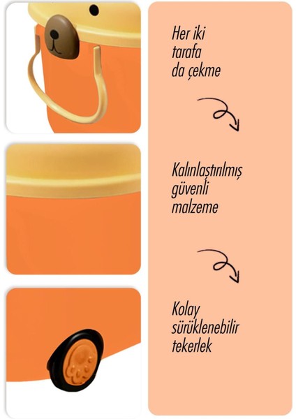 Çocuklar için Renkli Çok Amaçlı Saklama Kutusu, Şık ve Kullanışlı 57x39x33 cm fırsatları