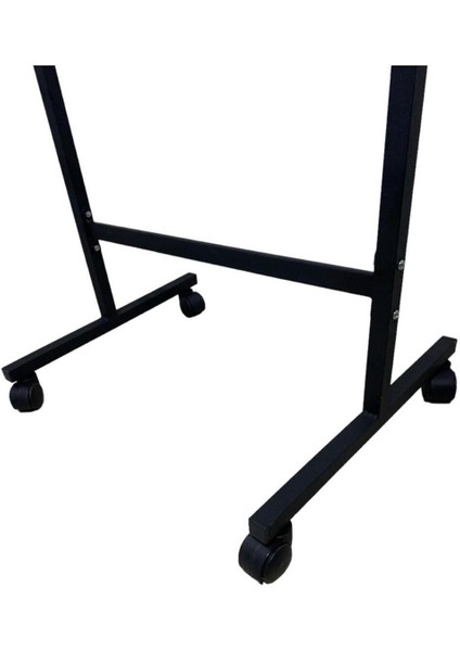 60x90 cm Tekerlekli Metal Havuz ve Mağaza Sepeti, Pratik Taşıma Çözümü Siyah modelleri