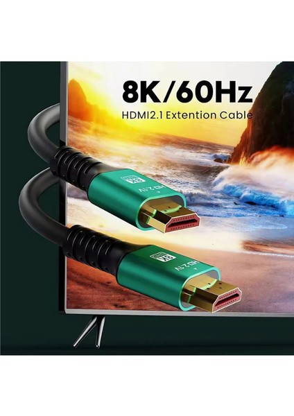 Ultra Hdtv 8k Yüksek Hızlı 3 Metre HDMI Kablosu 8k 60Hz, 4K 120Hz, 7680P Hdr 2.1V 48GBS fırsatları