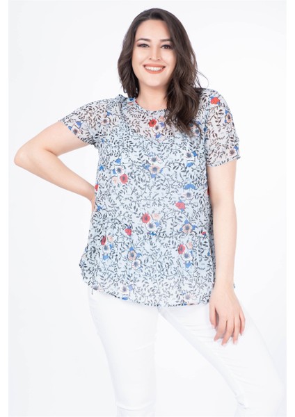 Astarlı Şifon Bluz