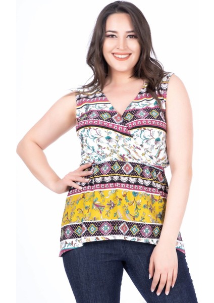 Desenli Anvelop Bluz 34621