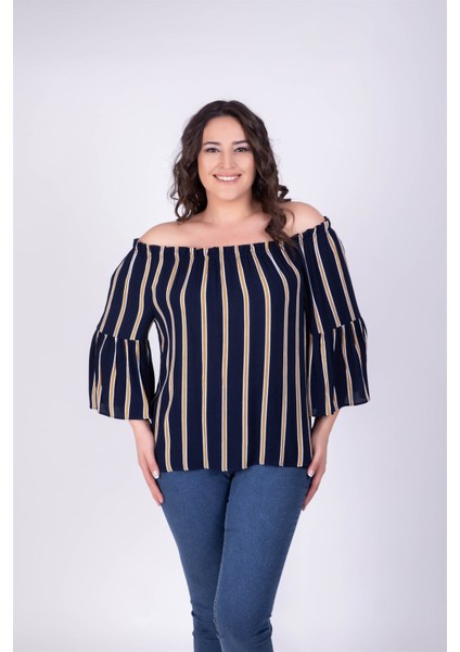 Düşük Omuzlu Bluz 34399