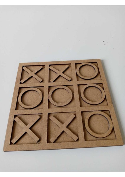Ahşap Tic Tac Toe Oyunu - 1 Parça - 9+ Yaş için Eğlenceli Strateji Oyunu fiyatları