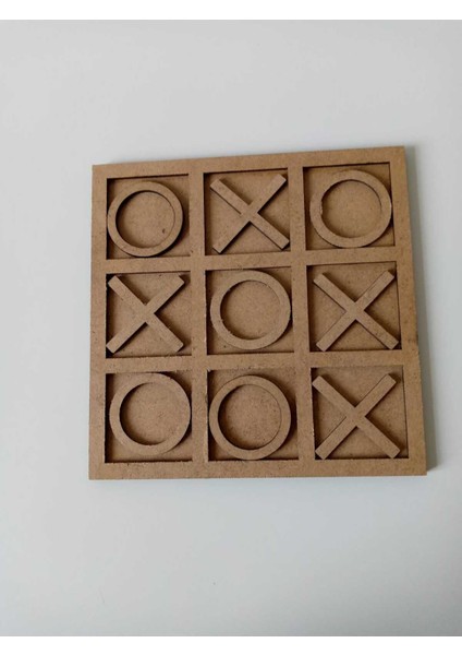 Ahşap Tic Tac Toe Oyunu - 1 Parça - 9+ Yaş için Eğlenceli Strateji Oyunu indirimleri