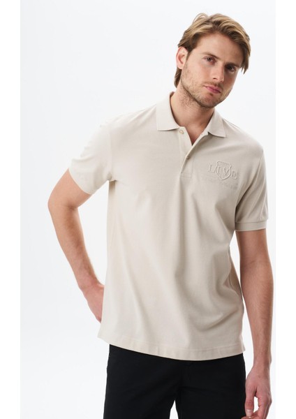 Erkek Yazı Baskılı Regular Fit % 100 Pamuk Pike Polo Yaka Tişört Y29374355602 modelleri