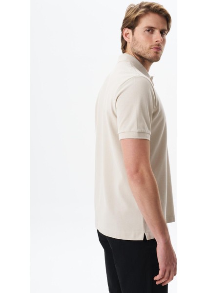 Erkek Yazı Baskılı Regular Fit % 100 Pamuk Pike Polo Yaka Tişört Y29374355602 fırsatları