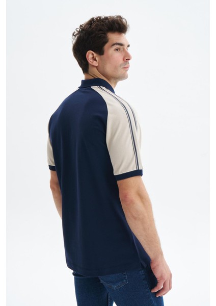Erkek Regular Fit Basic % 100 Pamuk Pike Reglan Kollu Polo Yaka Tişört Y29374354602 fırsatları