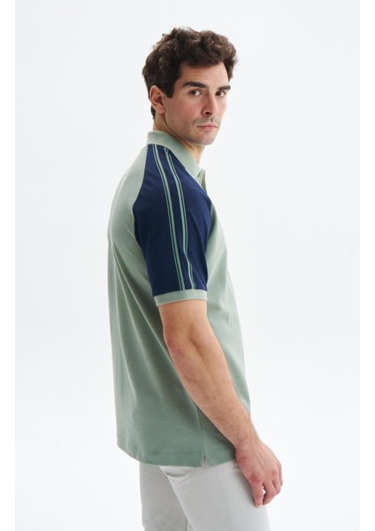 Erkek Regular Fit Basic % 100 Pamuk Pike Reglan Kollu Polo Yaka Tişört Y29374354602 fırsatları