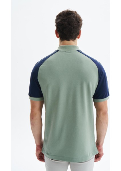 Erkek Regular Fit Basic % 100 Pamuk Pike Reglan Kollu Polo Yaka Tişört Y29374354602 indirimleri
