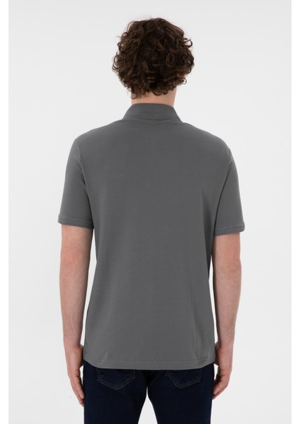 Erkek Gri Tişört Basic 50306007-VR024