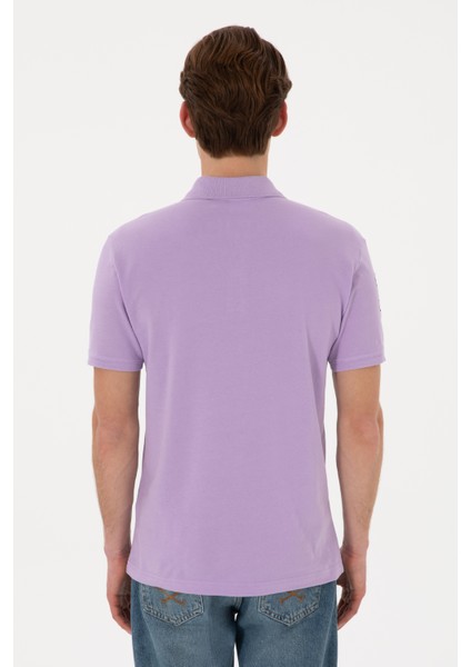 Erkek Lila Tişört Basic 50305929-VR034