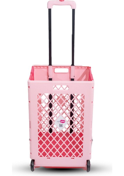 Katlanabilir Pazar Arabası Pembe