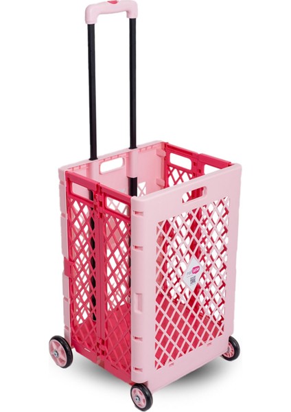 Katlanabilir Pazar Arabası Pembe fiyatları