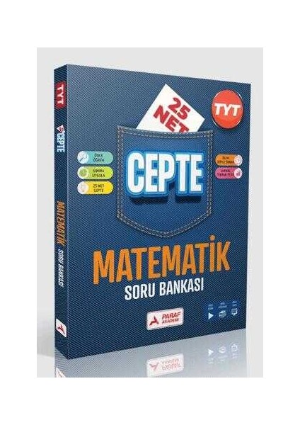 TYT Matematik Soru Bankası - 25 Net Cepte Soru Ba