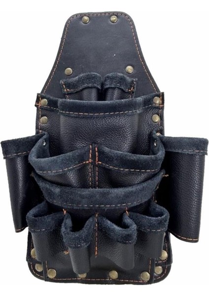 Hakiki Deri CA218 Xl Elektrikçi Teknisyen Bel Çantası Siyah fiyatları