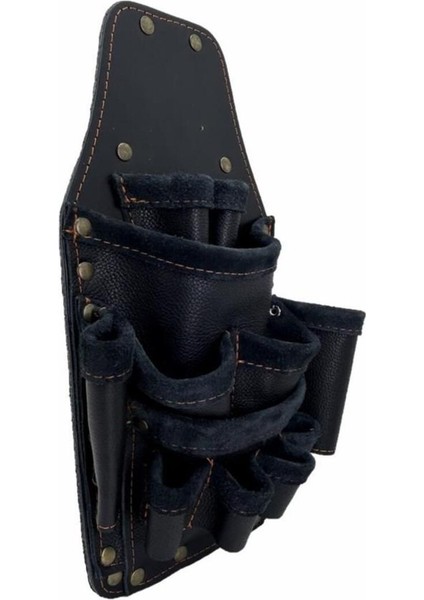 Hakiki Deri CA218 Xl Elektrikçi Teknisyen Bel Çantası Siyah indirimleri