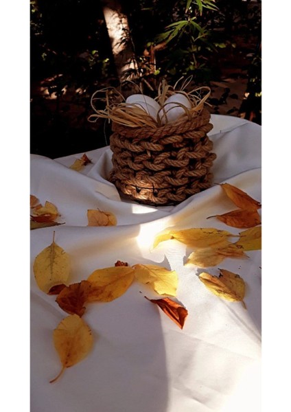 Şık ve Dekoratif Mini Hasır Sepet, Kahverengi, Yumurta Sunumu İçin Mükemmel Seçim modelleri