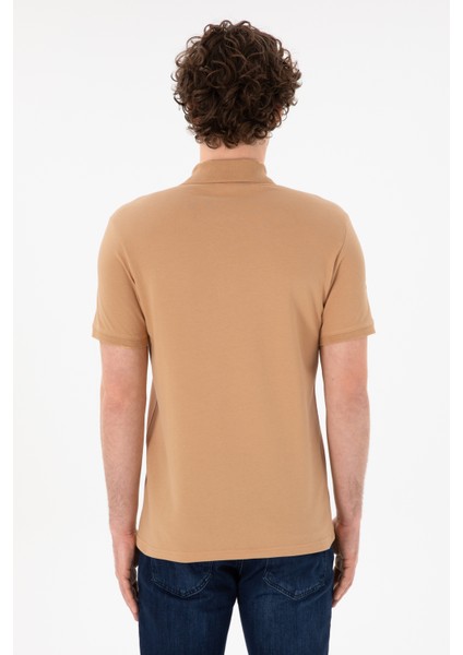 Erkek Camel Tişört Basic 50305929-VR015