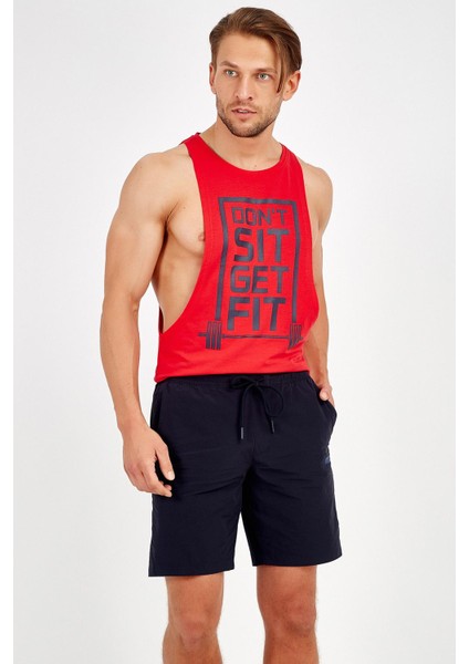 Active Regular Erkek Spor Lacivert Şort 18351