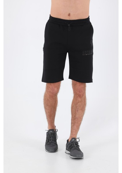 Sportswear Regular Erkek Siyah Şort 20549
