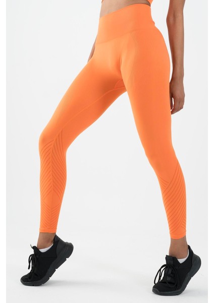 SlimFit Kadın Turuncu Tayt 812094