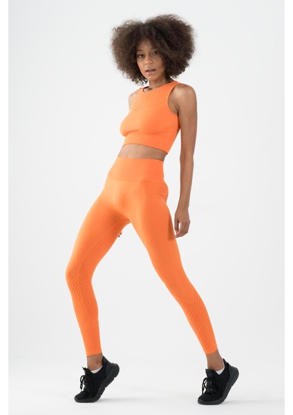 SlimFit Kadın Turuncu Tayt 812094 indirimleri