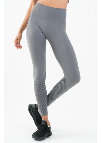 SlimFit Kadın Açık Antrasit Tayt 812094