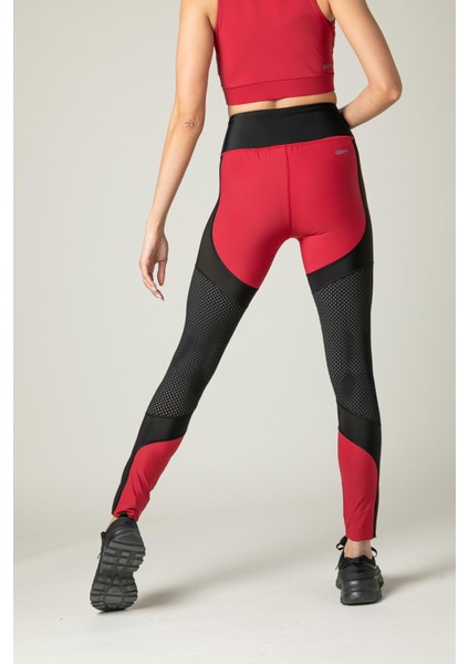SlimFit Kadın Kırmızı Tayt 19352 fiyatları