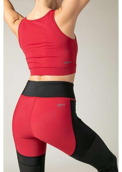 SlimFit Kadın Kırmızı Tayt 19352 indirimleri