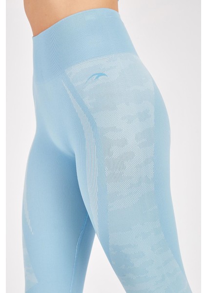 SlimFit Kadın Mavi Tayt 812081