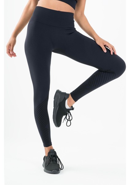 SlimFit Kadın Siyah Tayt 812094