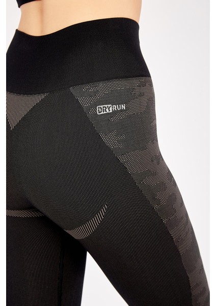 SlimFit Kadın Siyah Tayt 812081
