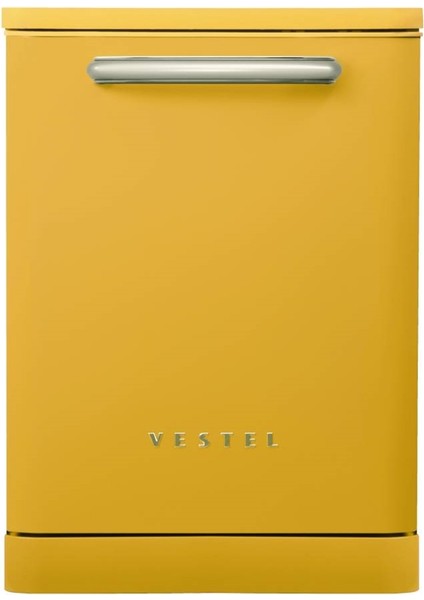 Bm 5011 Retro Sarı Bulaşık Makinesi