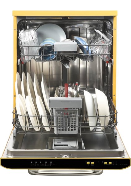 Bm 5011 Retro Sarı Bulaşık Makinesi fırsatları