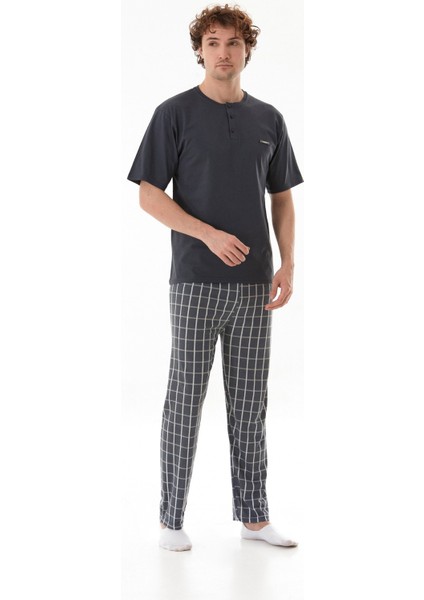 Ekose Desenli Pijama Takımı