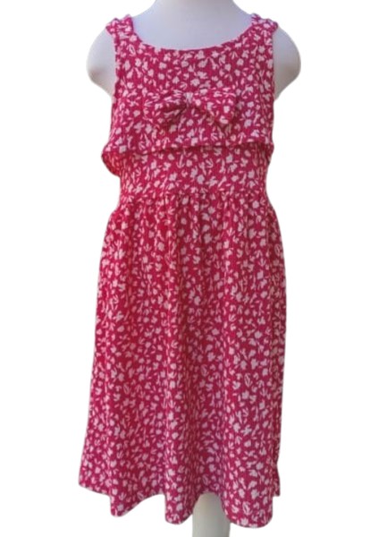 Kız Çocuk Elbise Çiçekli Baskılı Pembe 4-5 Yaş Baskılı fiyatları