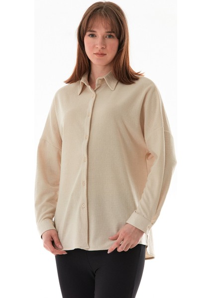 Basic Jakarlı Oversize Gömlek fiyatları