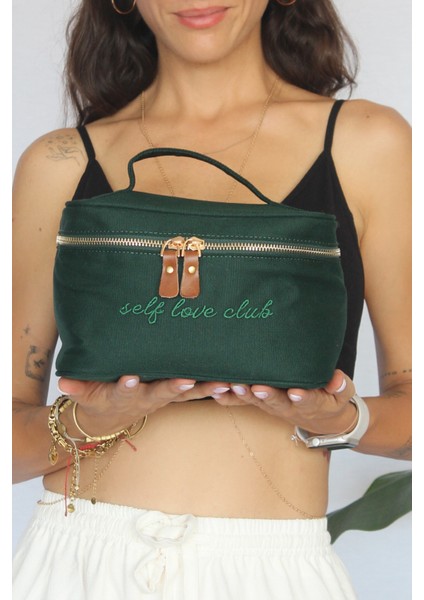 Self Love Club Green Makyaj Çantası / Bakım Çantası modelleri