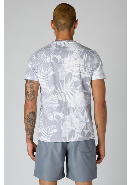 Regular Erkek Bisiklet Yaka Kısa Kol Beyaz T-shirt 19800 fiyatları