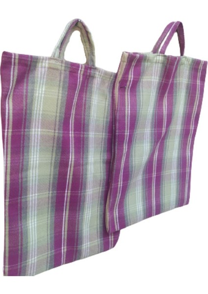 Pazar ÇANTA18557 2AD Döşemelik Kumaş Mor Renkli Desen 40KG Taşıma Kapasite