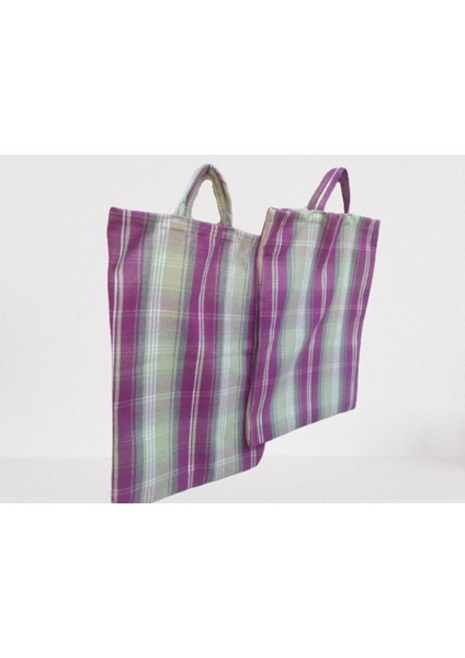 Pazar ÇANTA18557 2AD Döşemelik Kumaş Mor Renkli Desen 40KG Taşıma Kapasite indirimleri