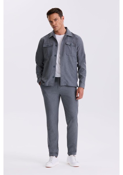 Antrasit Slim Fit Sivri Yaka Spor Erkek Takım Elbise fiyatları