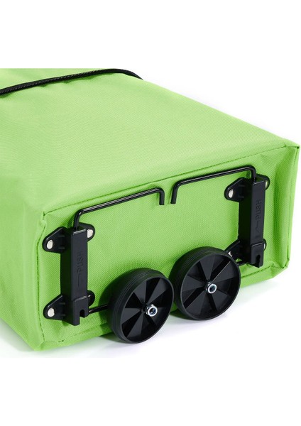 Yeşil Katlanır Tekerlekli Çanta ve Alışveriş Arabası 48 x 34 modelleri