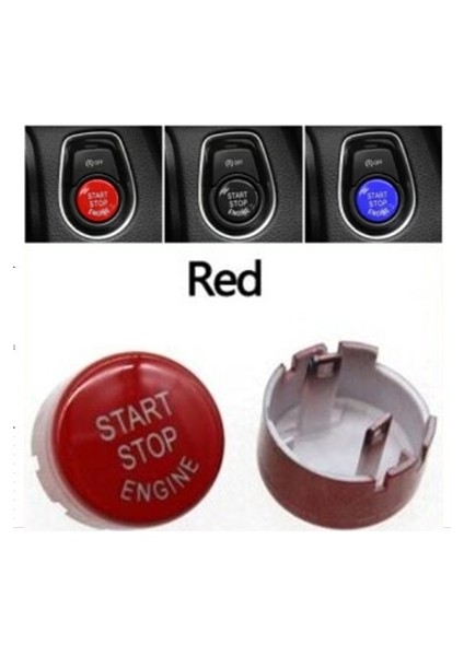 Start Stop Düğme Kapağı Kırmızı Bmw F10 Lcı F07 F06 F11 F12 F13 F01 Lcı