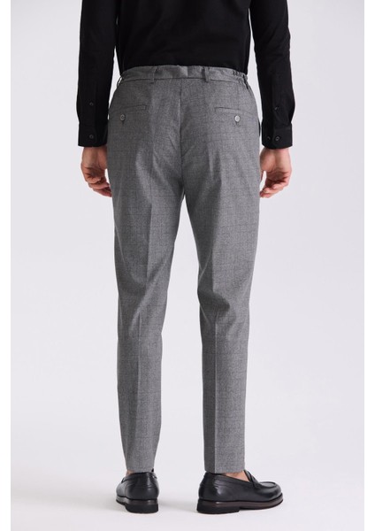 Antrasit Comfort Fit Beli Lastikli Yünlü Kumaş Pantolon fırsatları